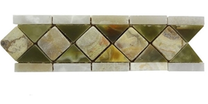 Green Onyx Pakistan Mosaic Moulding