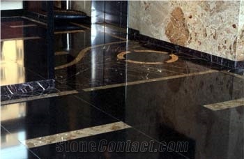 Granite and Marble Floor and Walls, Absolute Black Granite Tiles