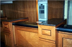 Nero Impala Beige Granite Reception Counter