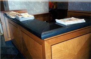 Nero Impala Beige Granite Reception Counter