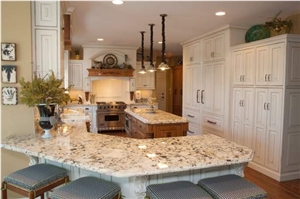 Bianco Antico Granite Kitchen Countertops, Bianco Antico White Granite Kitchen Countertops