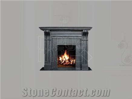 Kutahya Black Marble Fireplace
