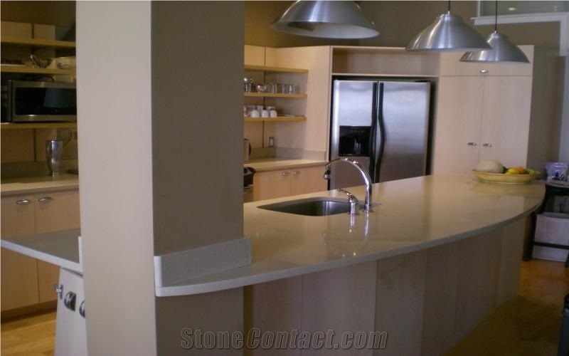 Quartz Cimstone Solid Surface Kitchen Countertop