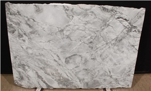 Super White Quartzite Slabs, Brazil White Quartzite