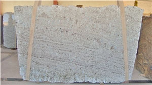 Galaxy White Granite Slabs, India White Granite