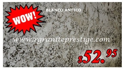 Bianco Antico Granite Countertop, Bianco Antico White Granite Countertop