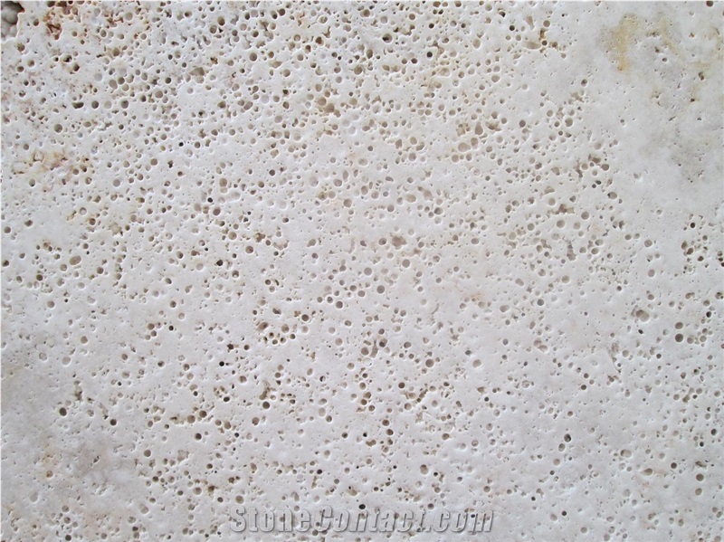 White Leather Abas Abad 1, Iran White Travertine Slabs & Tiles