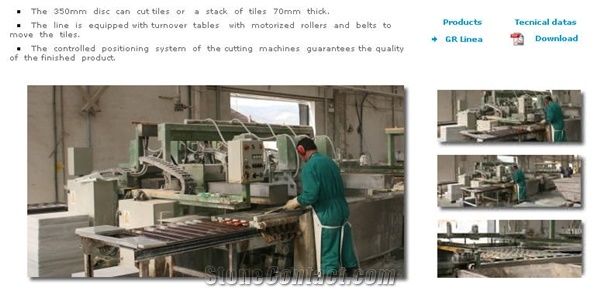 Stone Tile Cutting Line