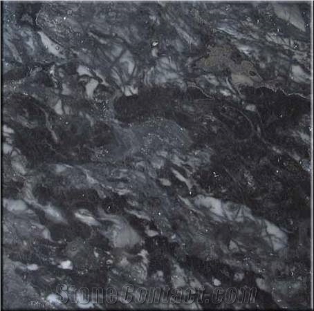 Vietnam Black Marble, Dark Palm Black Marble Slabs & Tiles