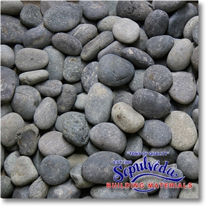 Black Mexican Beach Pebbles, Black Marble Pebbles