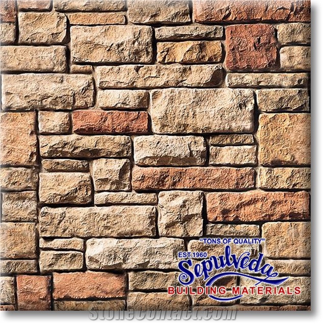 LimestoneCedar Ledge Stone, Beige Limestone Ledge Stone from United States