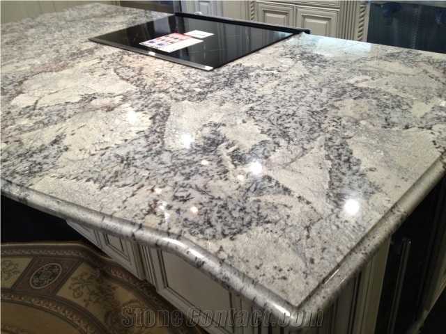 Iceberg Web - White Ice Granite Countertop