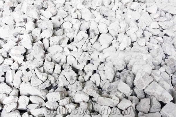 Crushed Limestone, Beige Limestone Pebble, Gravel