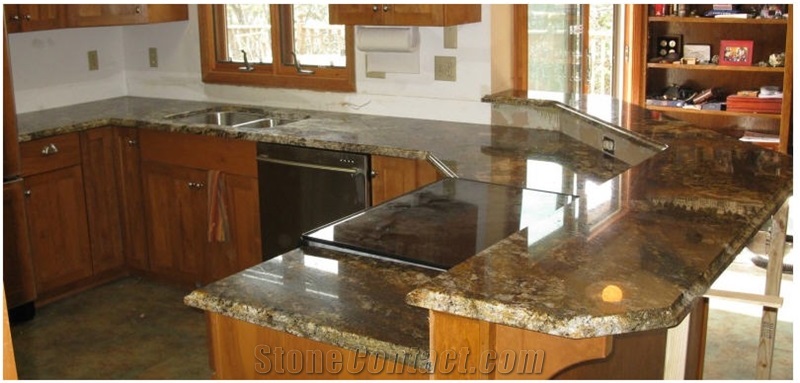 Carnaval Granite Kitchen Countertop From United States