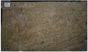 Juparana Ambra Granite Slabs, Brazil Yellow Granite
