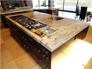 Genesis Yellow Granite Kitchen Countertops