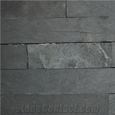 Granite Wall Cladding Panels, Pohorski Tonalit Black Granite Wall Cladding