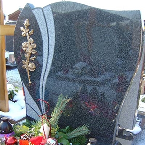 Impala Black Granite Monument,Cross Tombstone