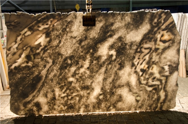 Crystal Ice Marble, Branco Extra Marble Slabs from Brazil
