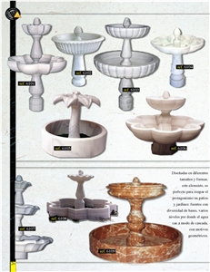 Arenisca Fossil Pearl Sandstone Fountains, Arenisca Fossil Pearl Beige Sandstone Fountains