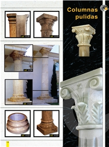 Caliza Bianco Beige Limestone Columns