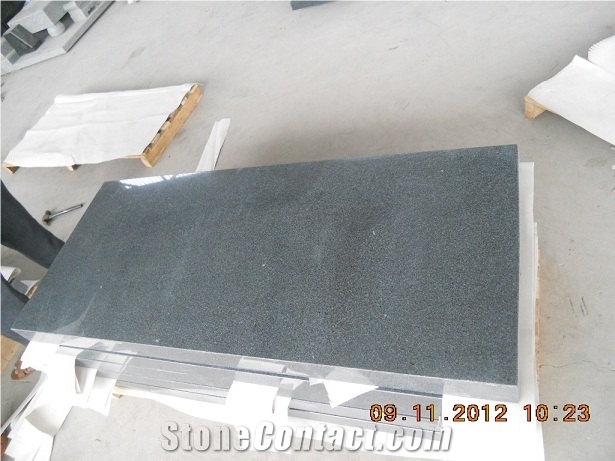 Padang Dark Granite, G654 Black Granite Slabs & Tiles