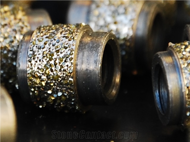 Electroplated Diamond Beads from Italy 