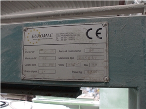 EUROMAC Edge Single Polishing Machine 13.000 €