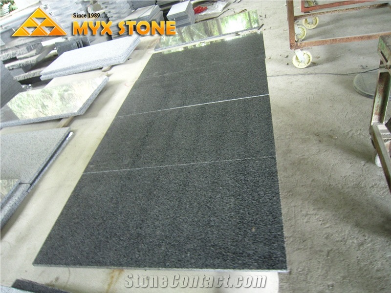 G654 Padang Dark China Black Granite Tile