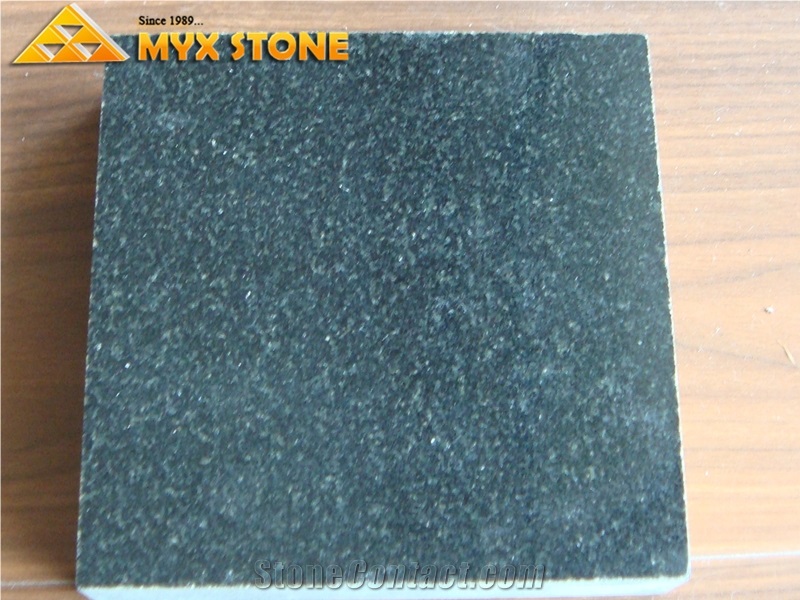 Hebei Black China Black Granite Tile