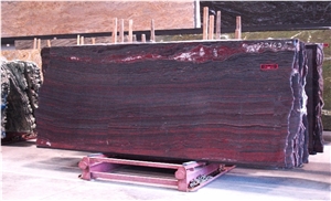 Iron Red Granite Slab