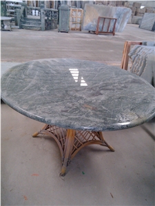 Light Green Round Table Top