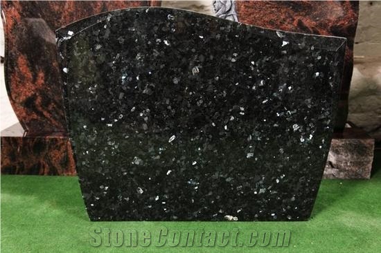 Black Labrador Granite Tombstone