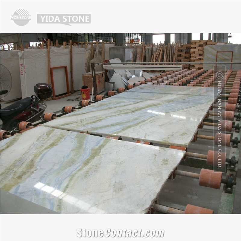 Jade Onyx Wall and Floor Tiles, Turkey White Onyx