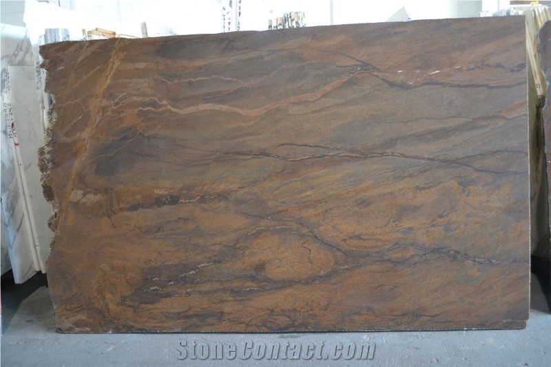 Bronzite Exotic Granite Slabs, Brazil Brown Granite