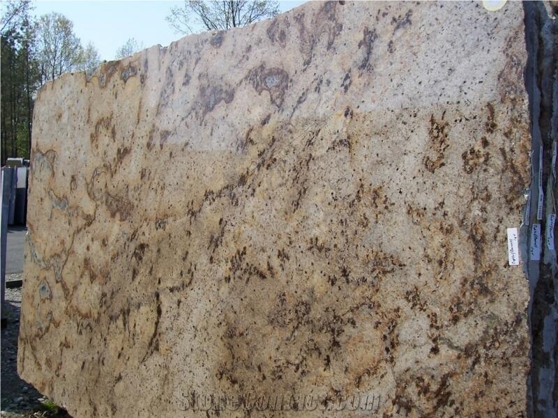 Lapidus Granite Slabs, Brazil Yellow Granite