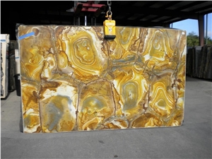 Stone Wood Quartzite, Brazil Yellow Quartzite Slabs & Tiles