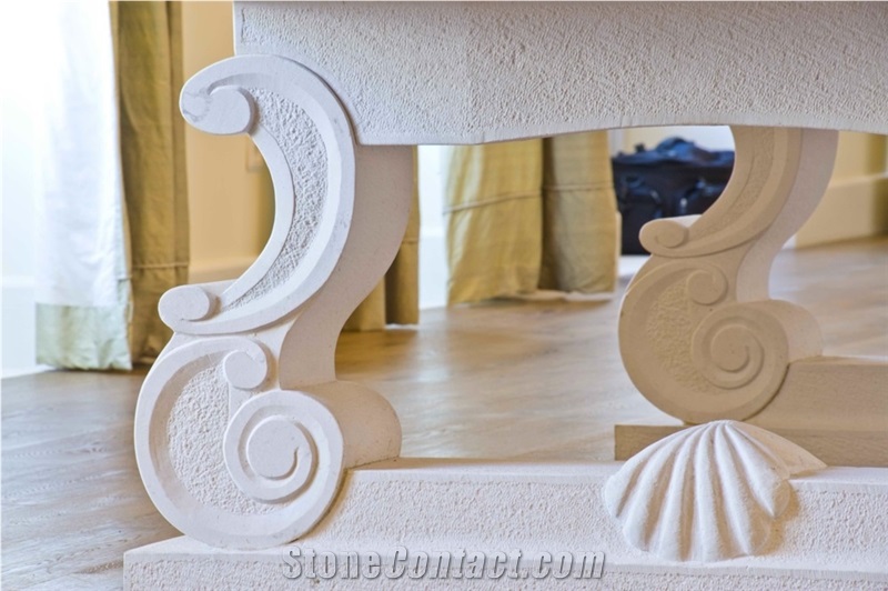 Stone Table Diocletian, White Limestone Tables
