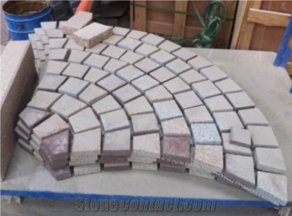 China Granite Paver,Granite Cobble Stone,Cube Stone Pavers for Exterior Stone