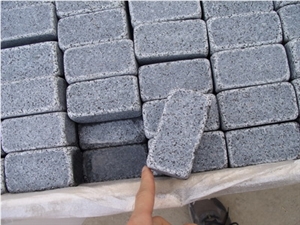 G654 Cube Stone,China Black Granite Paving Stone,G654 Black Granite Cooble Stone