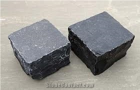 Black Granite Cobble Stone