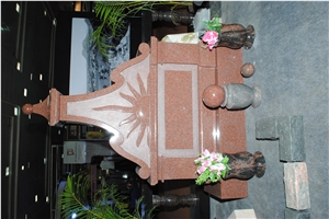 Tomb Stone, Royal Red Granite Monument, Tombstone