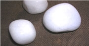 White Agate Pebble Stone