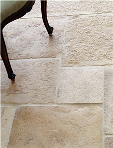Antique Dalle De Bourgogne Stone Floor Tiles, French Beige Limestone Tiles