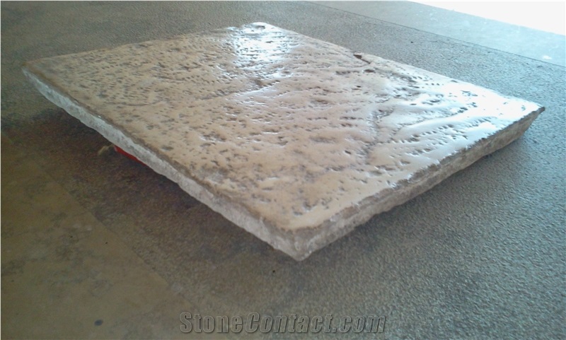 Antique French Limestone Flooring, Buxy Goulot Limestone Tiles