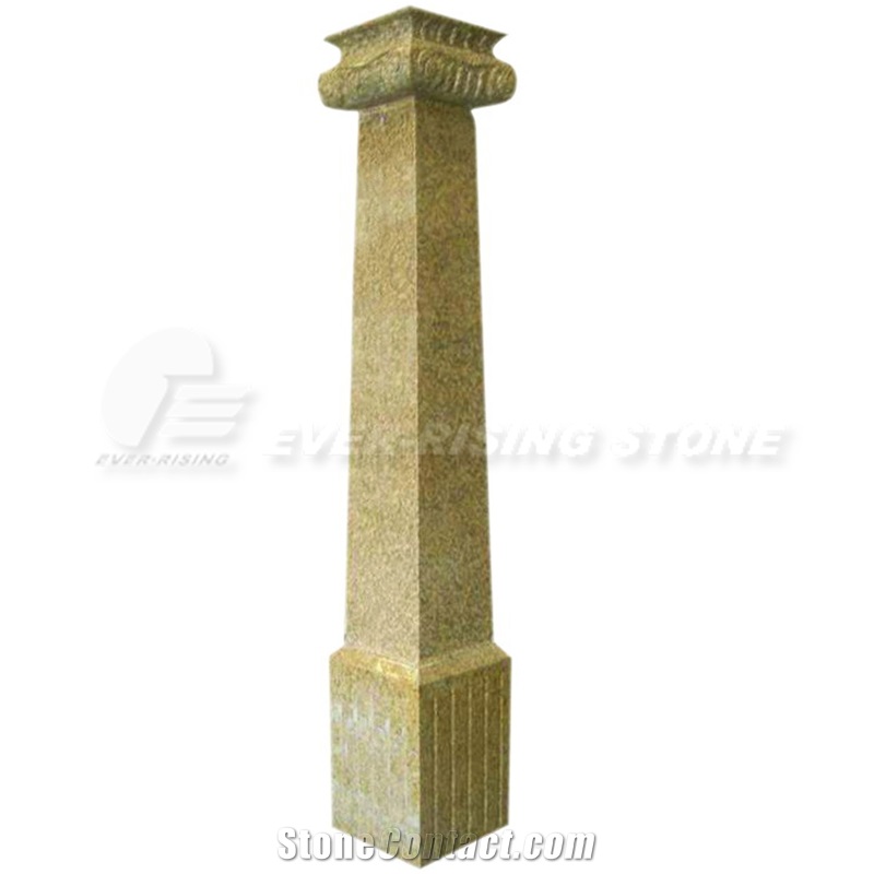 Shandong Rust Yellow Granite Columns