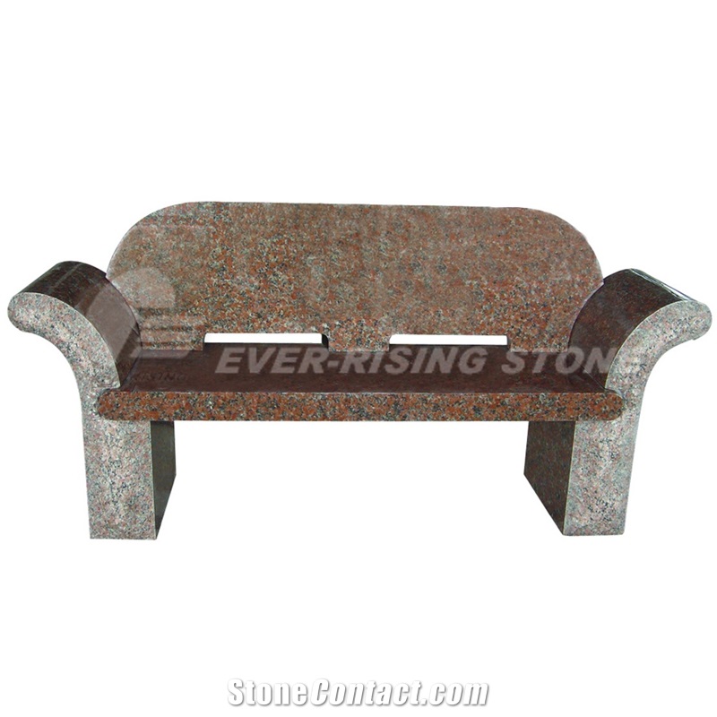 Maple Red Granite Memorial Bench From China Stonecontact Com