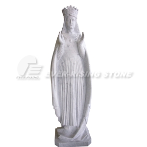 Marble and Granite Mary Statue, Mary Carvings