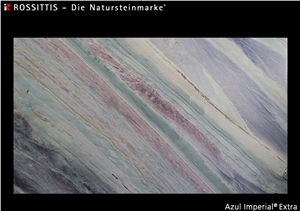 Azul Imperiale Quartzite Slabs, Brazil Blue Quartzite
