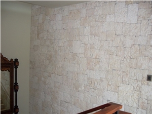Classic Coral Stone Split Surface Wall Cladding, Classic Coral Beige Tiles for Wall